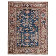 Traditioneller handgewebter persischer Ziegler Sultanabad-Wollteppich