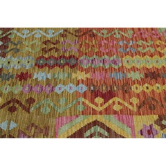 Traditional Handwoven Turkish Kilim Rug