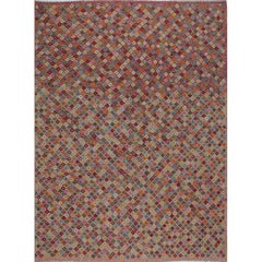 Traditional Handwoven Turkish Kilim Rug Traditional Handwoven Turkish Kilim Rug