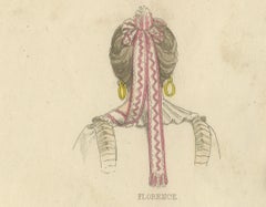 Traditional Headdresses from Italy and France: Florence, Ostia, Castà – 1823