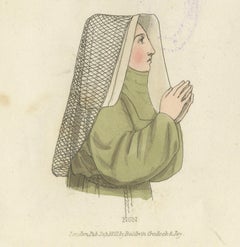 Traditional Headwear from Italy: Turin, Rome, Subiaco and More – 1823 Print