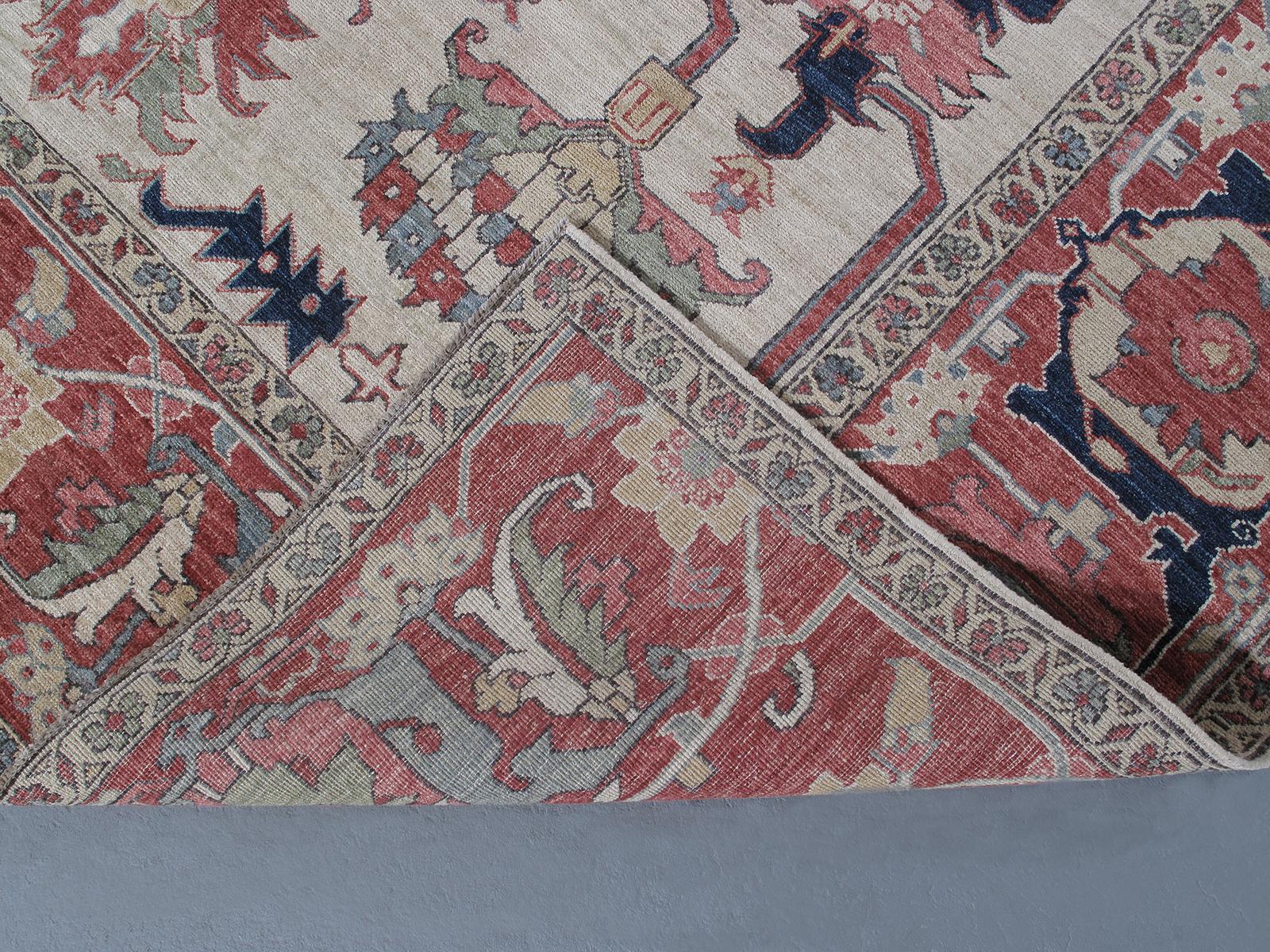 Klassischer Heriz-Serapi-Teppich im Stil im Zustand „Neu“ im Angebot in New York, NY
