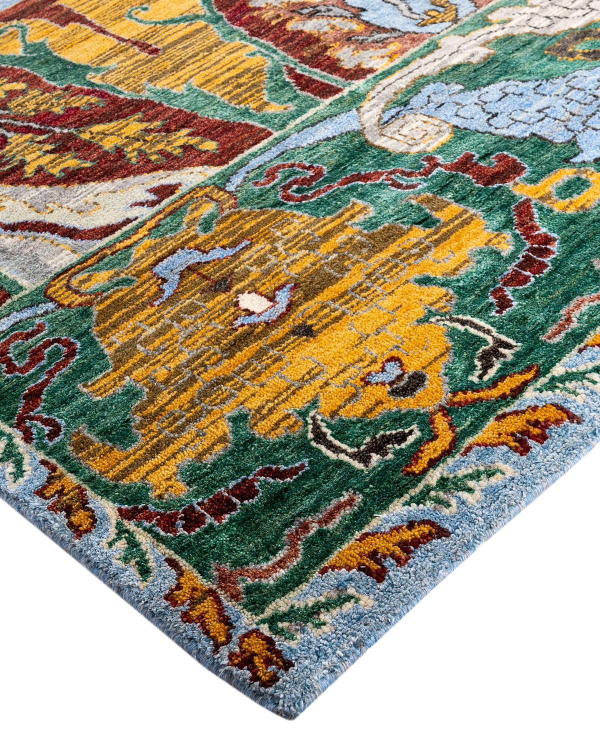 I tappeti Kazak sono ricercati da generazioni e la loro estetica unica è una combinazione accattivante di storia tribale e influenza geografica. Intricatamente annodati a mano in lana, i medaglioni, i motivi allover e il disegno centrale riflettono