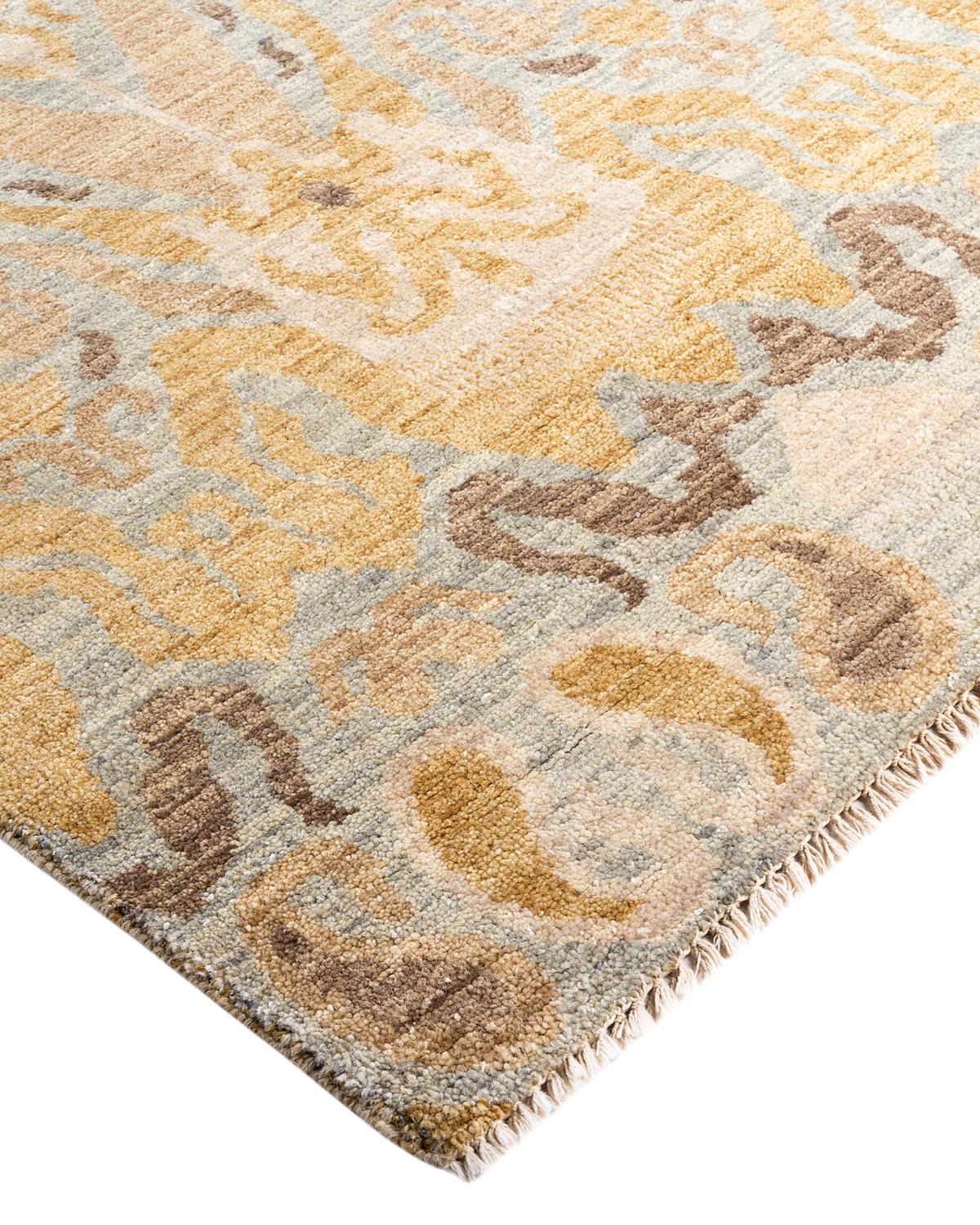 Kazak rugs have been sought after for generations, their unique design aesthetic a captivating combination of tribal history and geographic influence. Intricately hand-knotted from wool, the medallions, allover patterns, and central design reflect