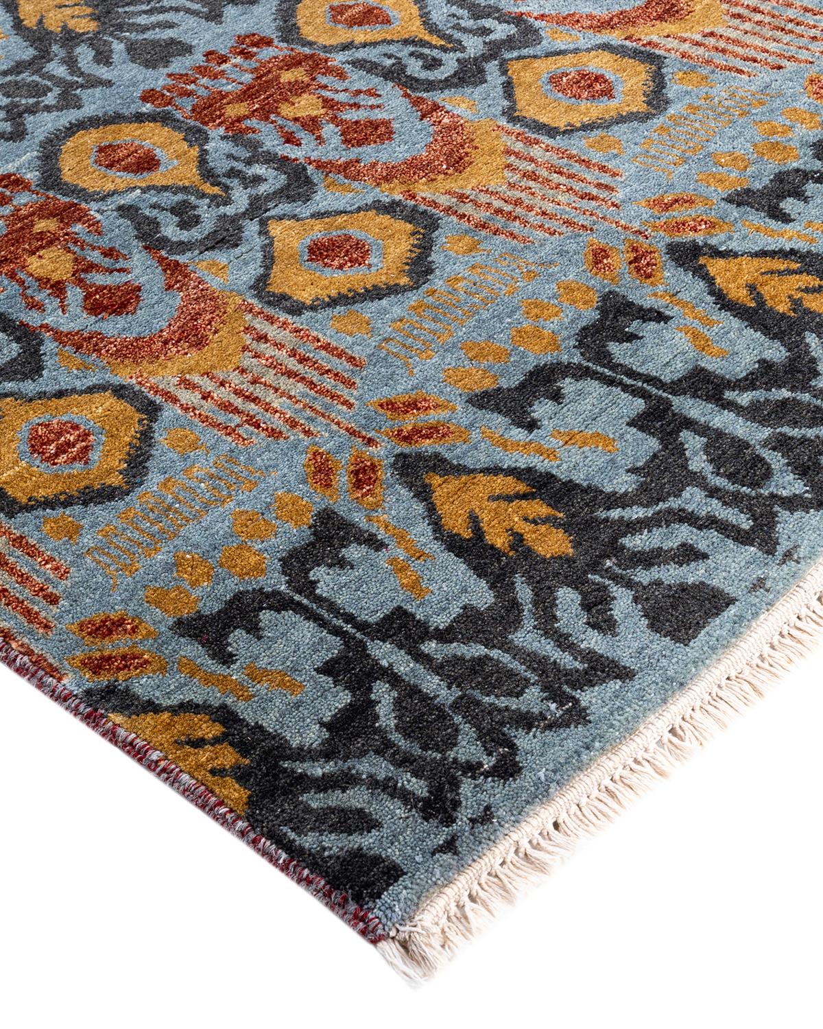 Kazak rugs have been sought after for generations, their unique design aesthetic a captivating combination of tribal history and geographic influence. Intricately hand-knotted from wool, the medallions, allover patterns, and central design reflect