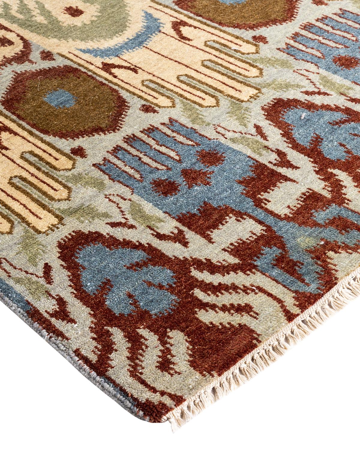 Kazak rugs have been sought after for generations, their unique design aesthetic a captivating combination of tribal history and geographic influence. Intricately hand-knotted from wool, the medallions, allover patterns, and central design reflect