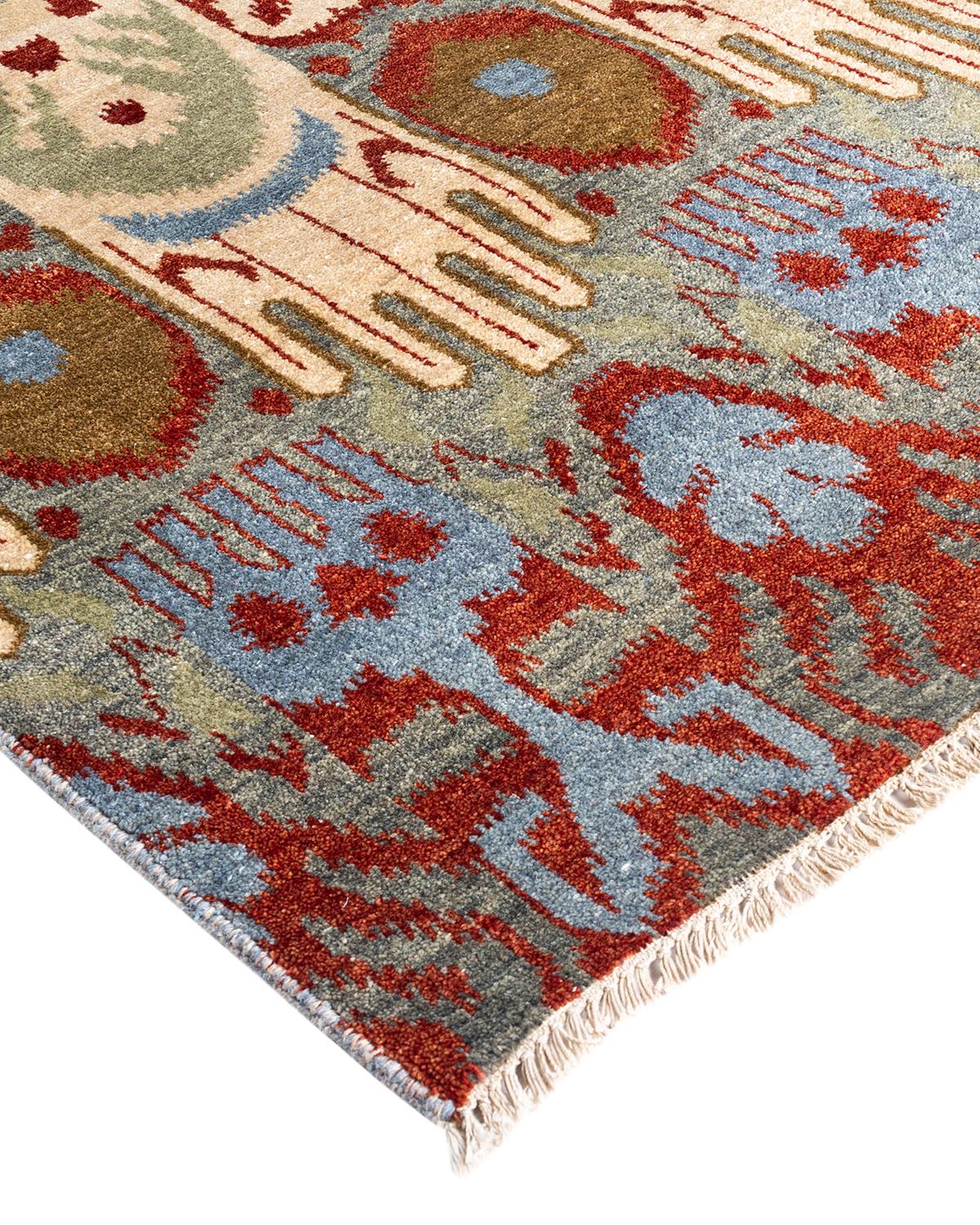 Kazak rugs have been sought after for generations, their unique design aesthetic a captivating combination of tribal history and geographic influence. Intricately hand-knotted from wool, the medallions, allover patterns, and central design reflect