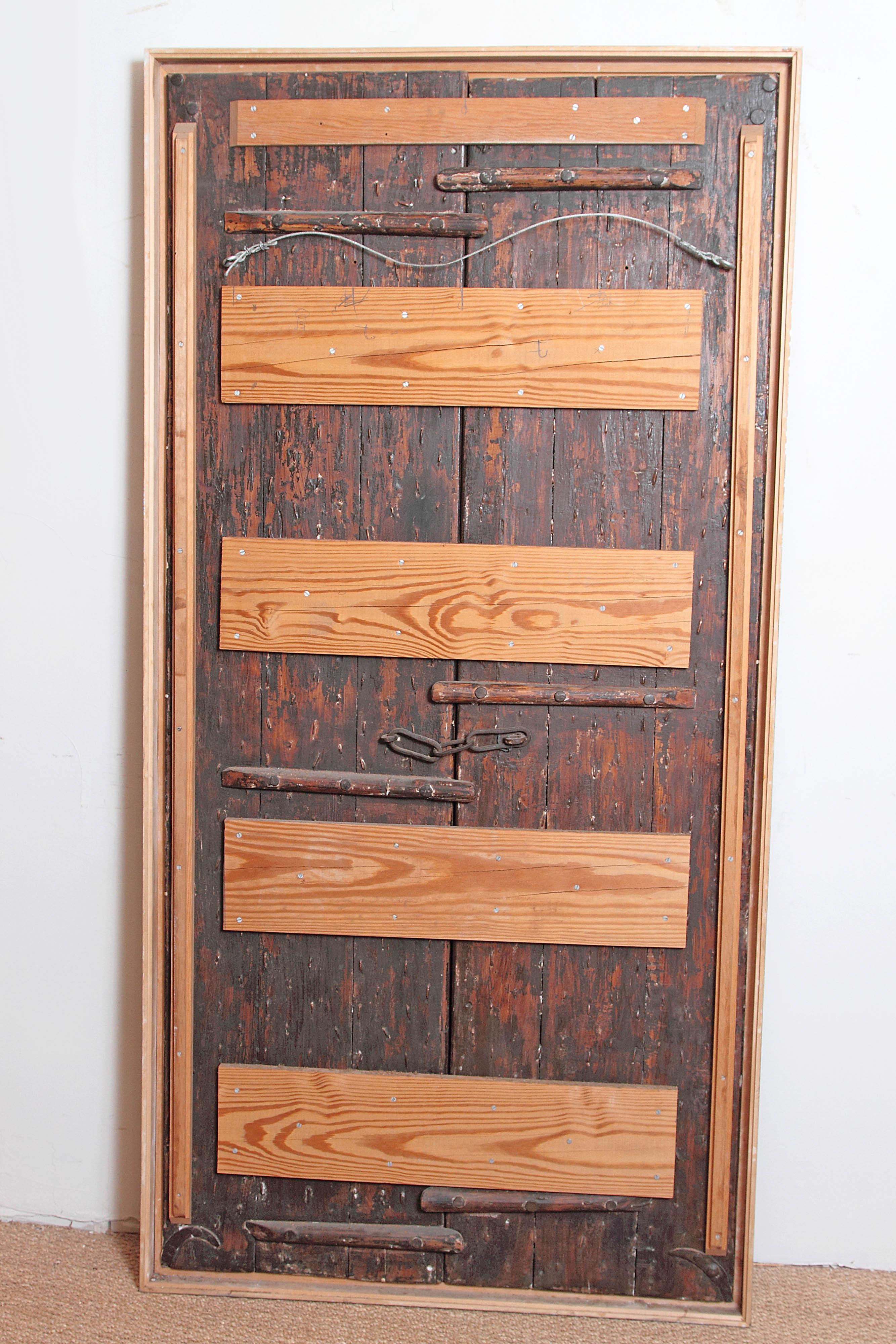 Traditional Indian Double / Split Door with Elaborate Bone Inlay 4