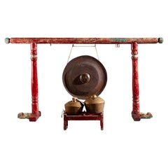 Antique Traditional Indonesian Gong and bonang
