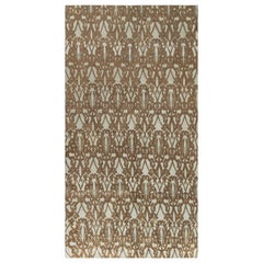 Traditional Inspired Fragment Rug in Brown and Gray by Doris Leslie Blau
