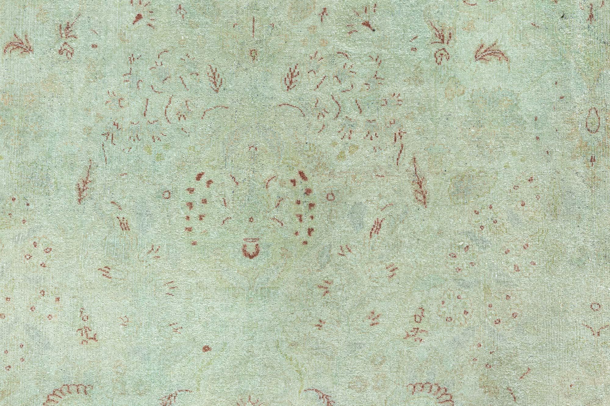 Traditional Inspired Hand Knotted Wool Rug by Doris Leslie Blau In New Condition For Sale In New York, NY
