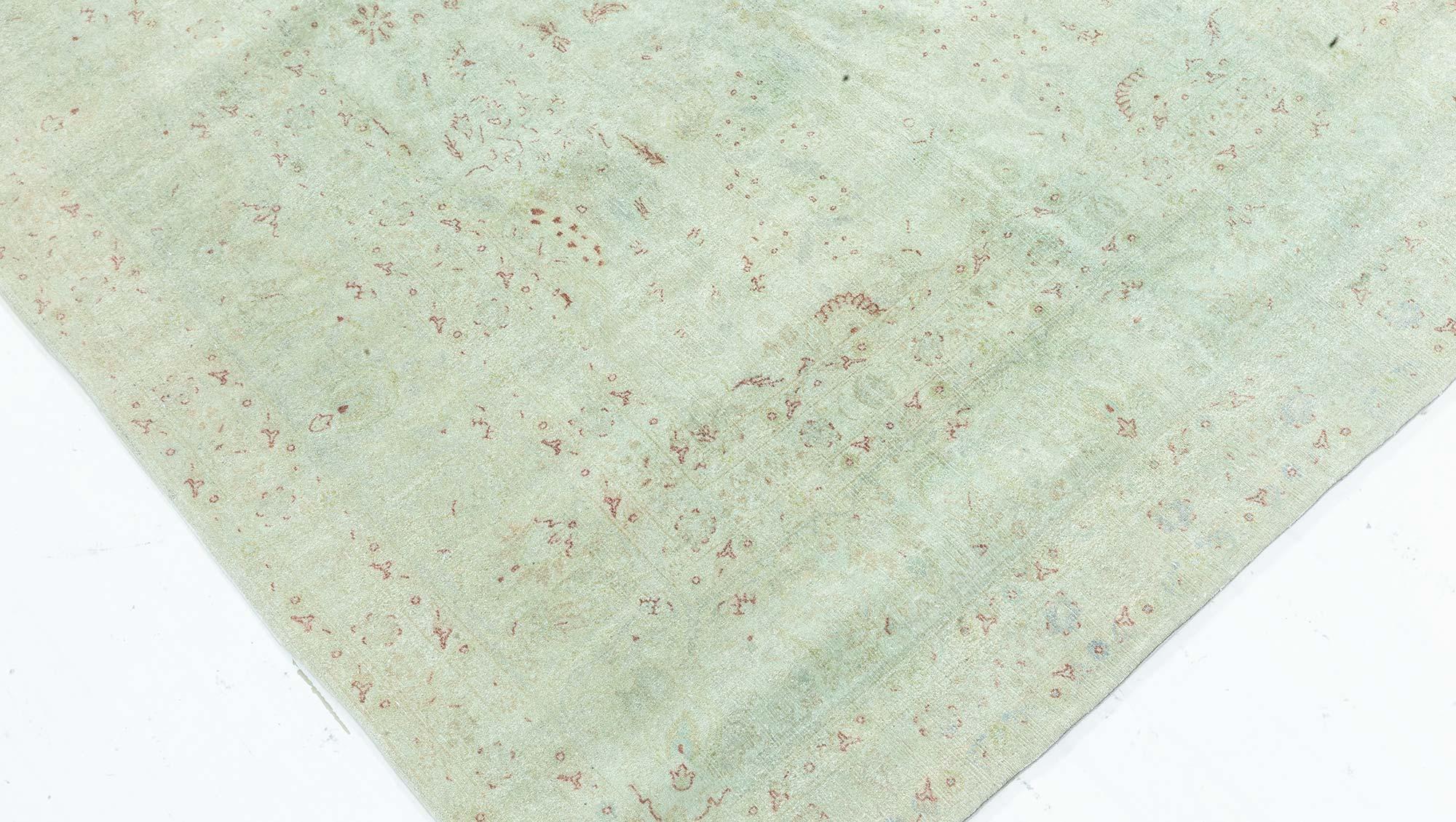 Contemporary Traditional Inspired Hand Knotted Wool Rug by Doris Leslie Blau For Sale
