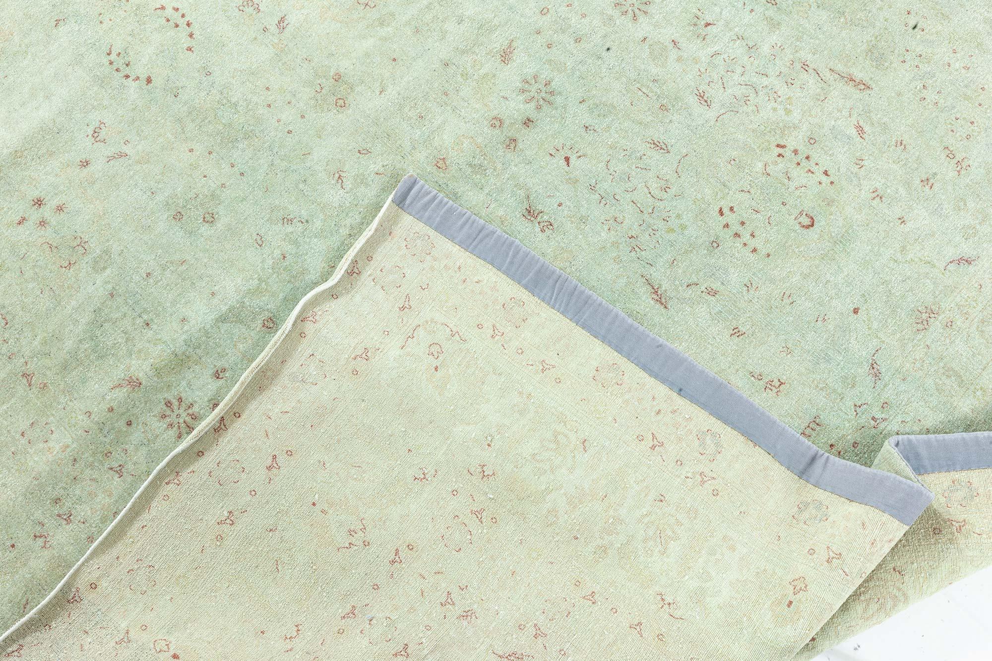 Traditional Inspired Hand Knotted Wool Rug by Doris Leslie Blau For Sale 1