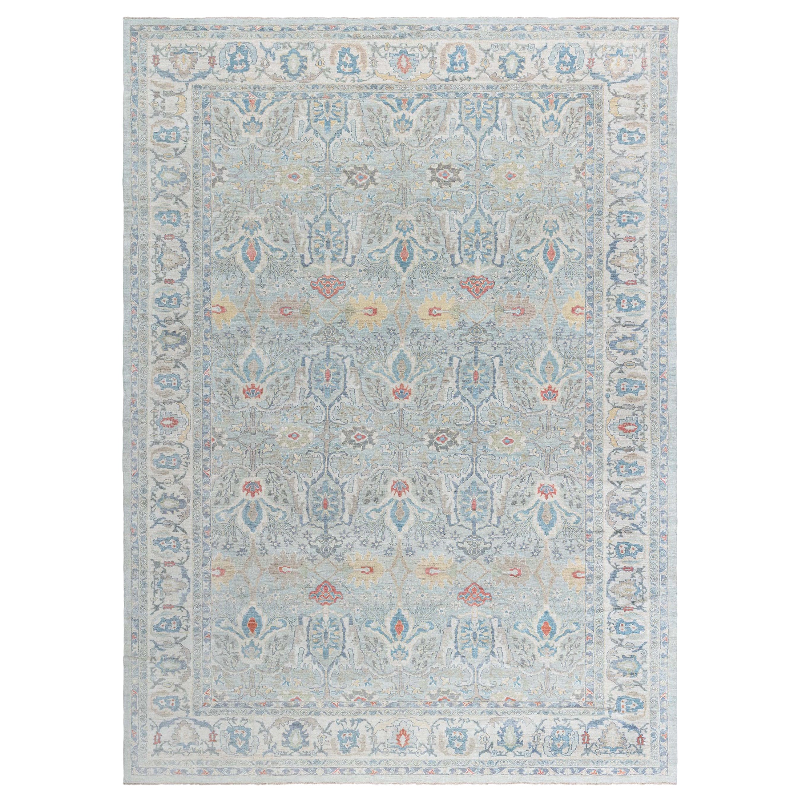 Traditioneller, inspirierter Teppich von Doris Leslie Blau
