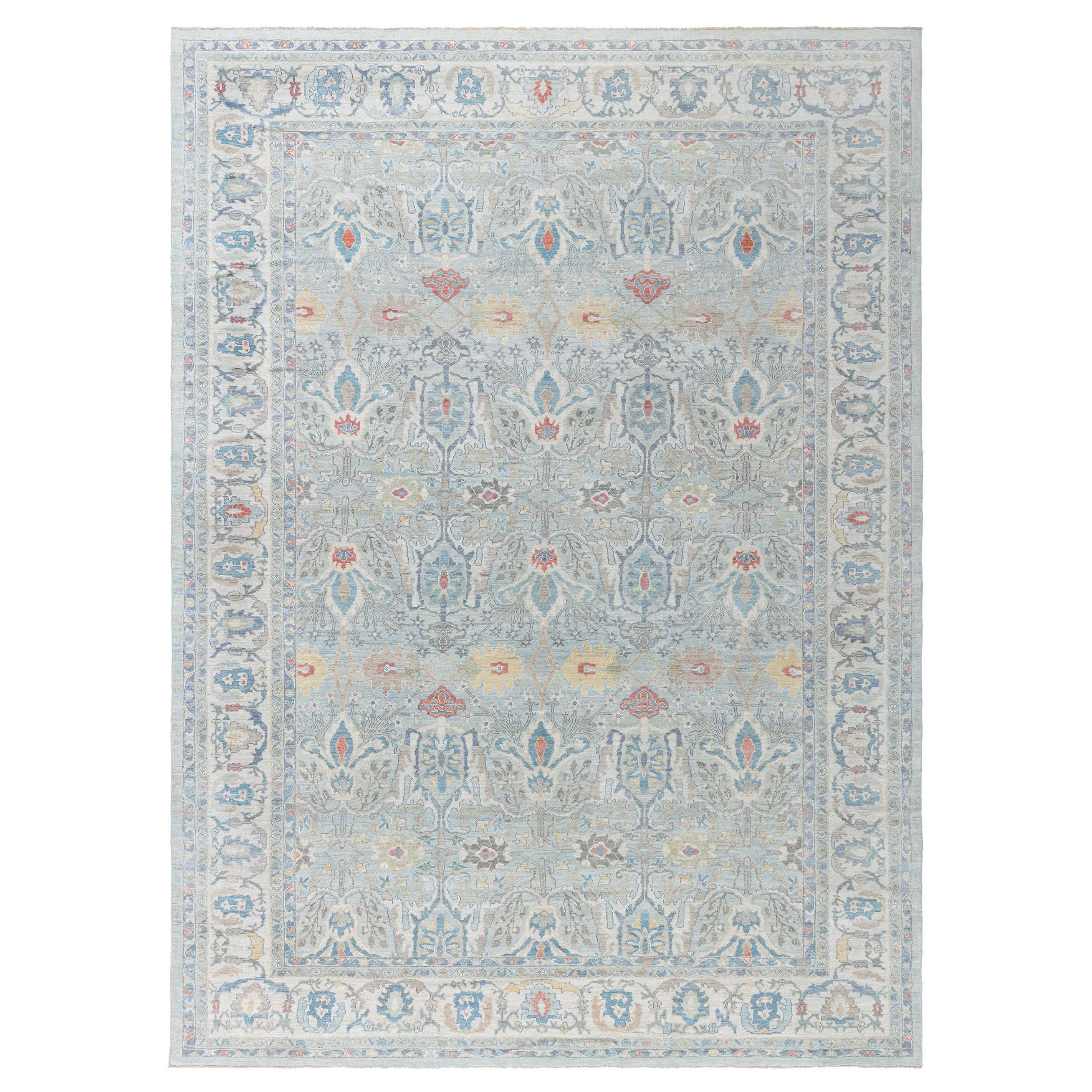 Traditioneller, inspirierter Teppich von Doris Leslie Blau