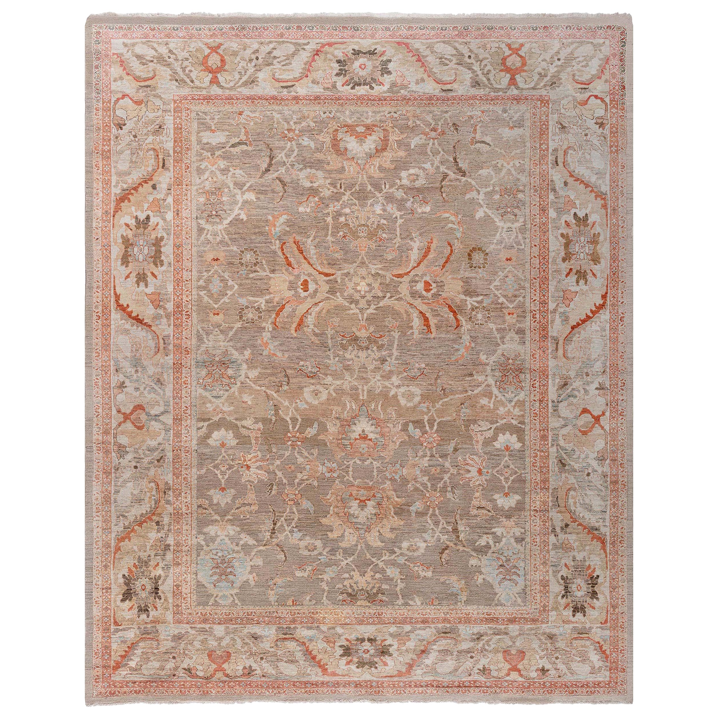 Traditioneller inspirierter Sultanabad-Teppich von Doris Leslie Blau