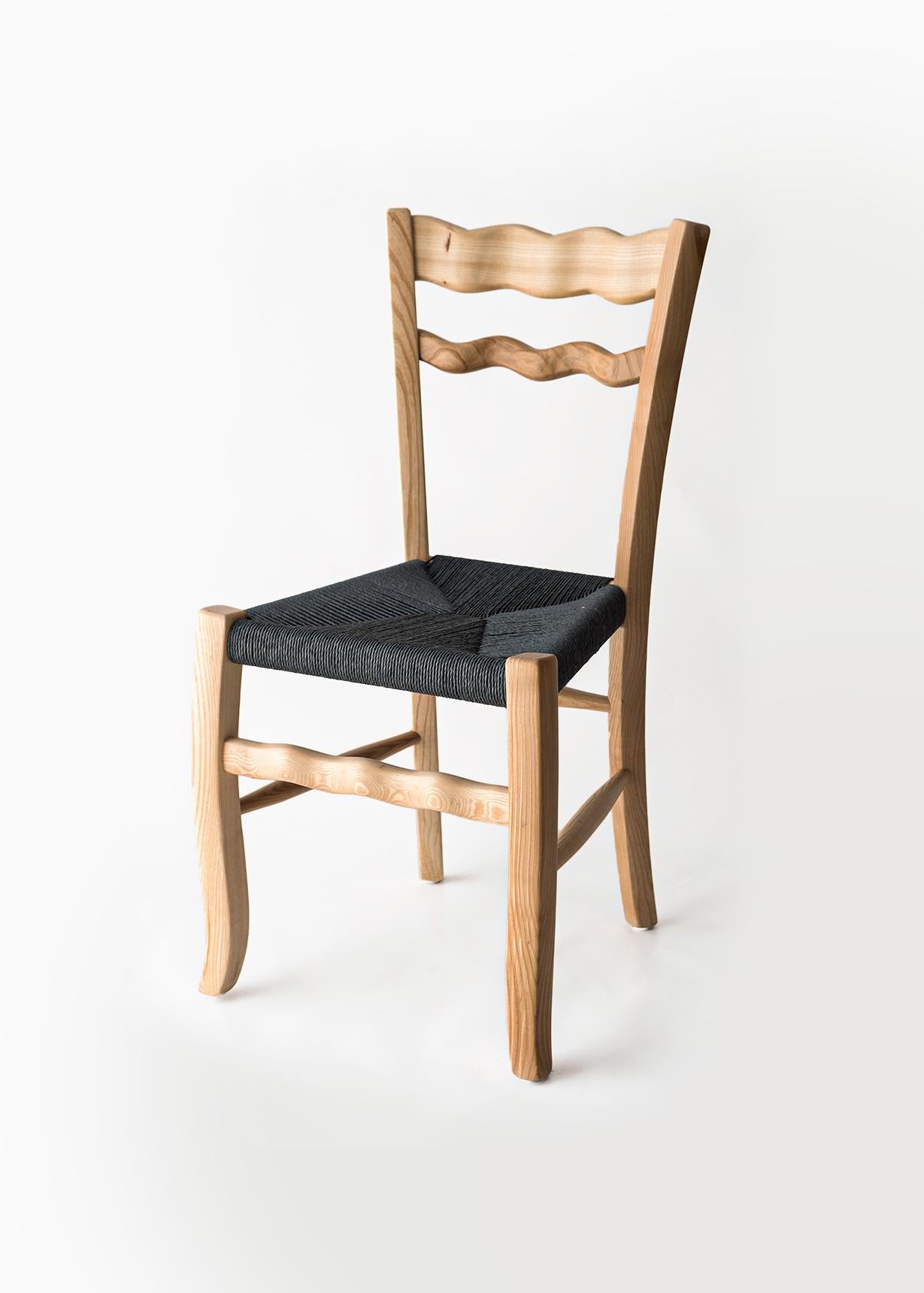 The vernacular archetype of the countryside chair has been redesigned by the Italian designer Antonio Aricò and made by MYOP, a Sicilian based family company, known around the world for its eclectic approach to craftsmanship furniture and