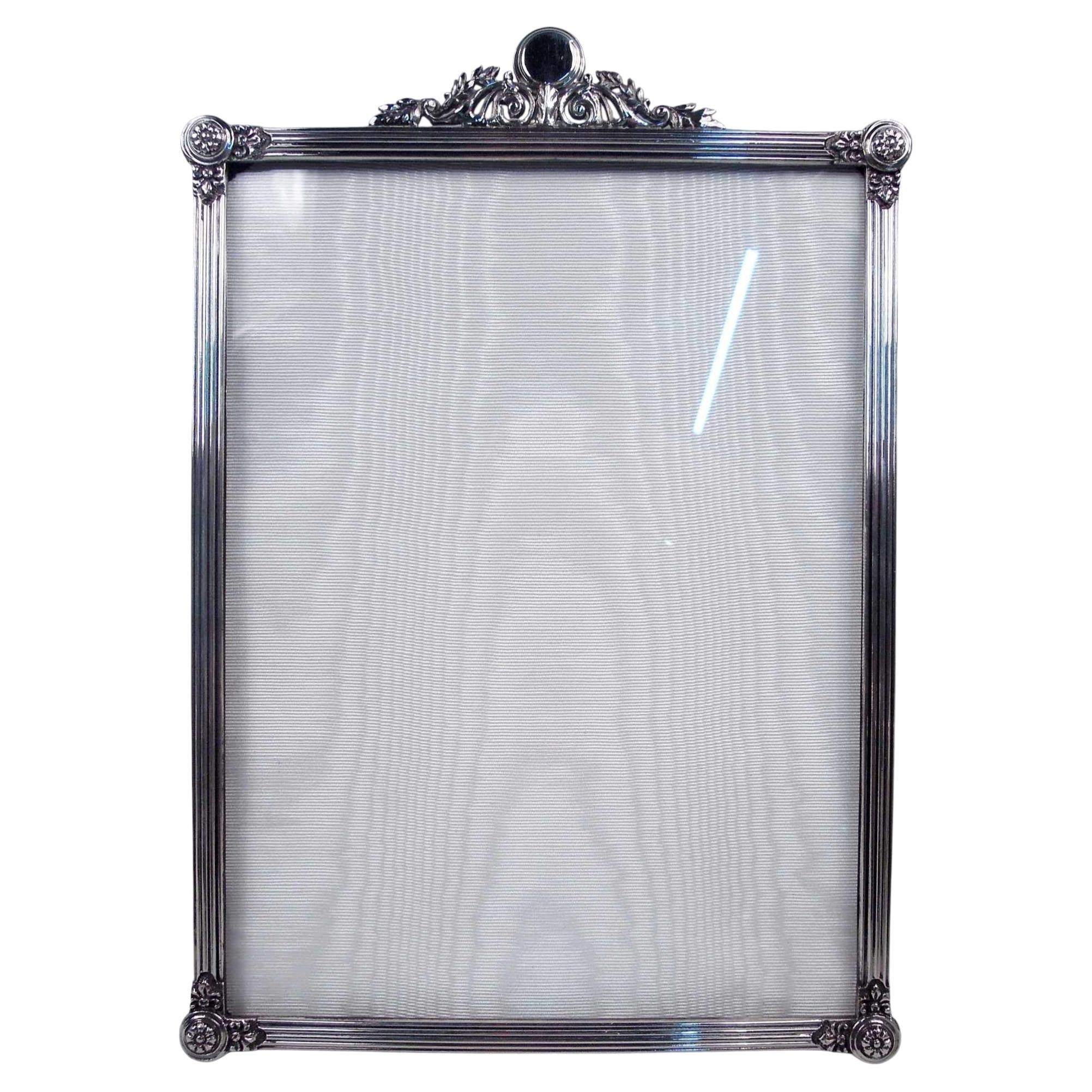 Traditional Italian Classical Sterling Silver Picture Frame