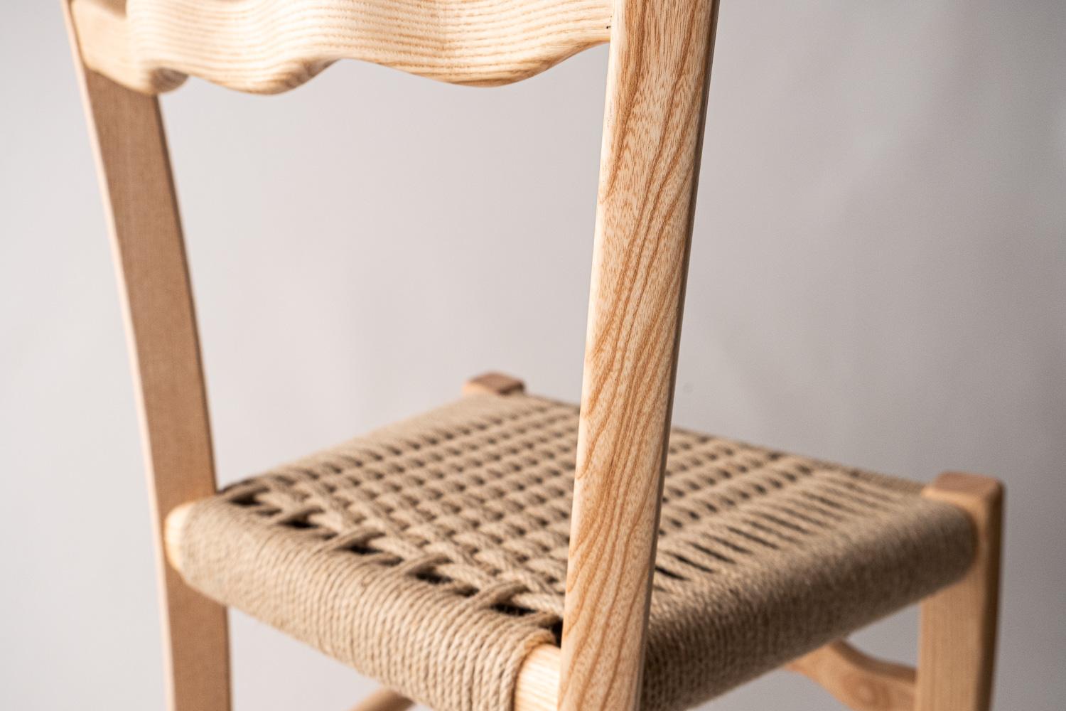 Contemporary Traditional Italian Wooden Chair 