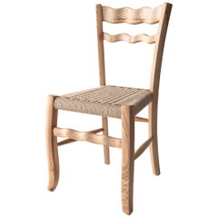 Traditional Italian Wooden Chair "A signurina - Nuda 00"