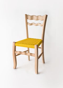 Traditional Italian Wooden Chair "A Signurina - Sole"