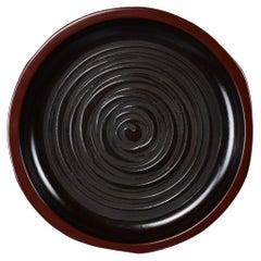 Traditional Japanese Hand Crafted Wooden and Lacquered Center Piece