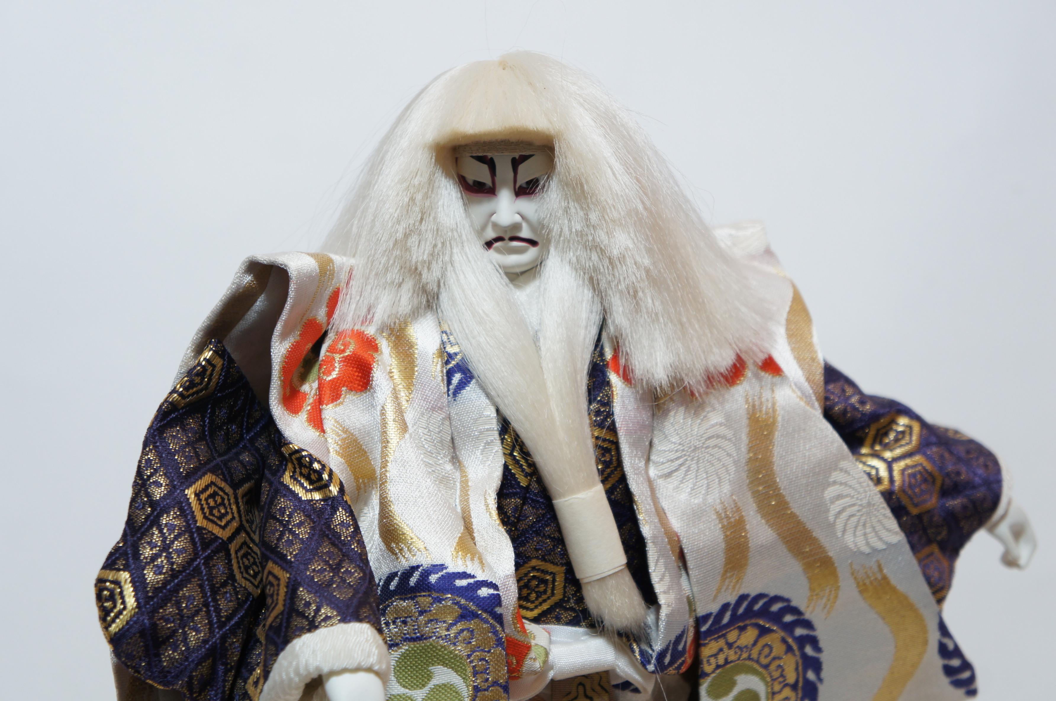 Traditional Japanese Kabuki Lion Dancer 