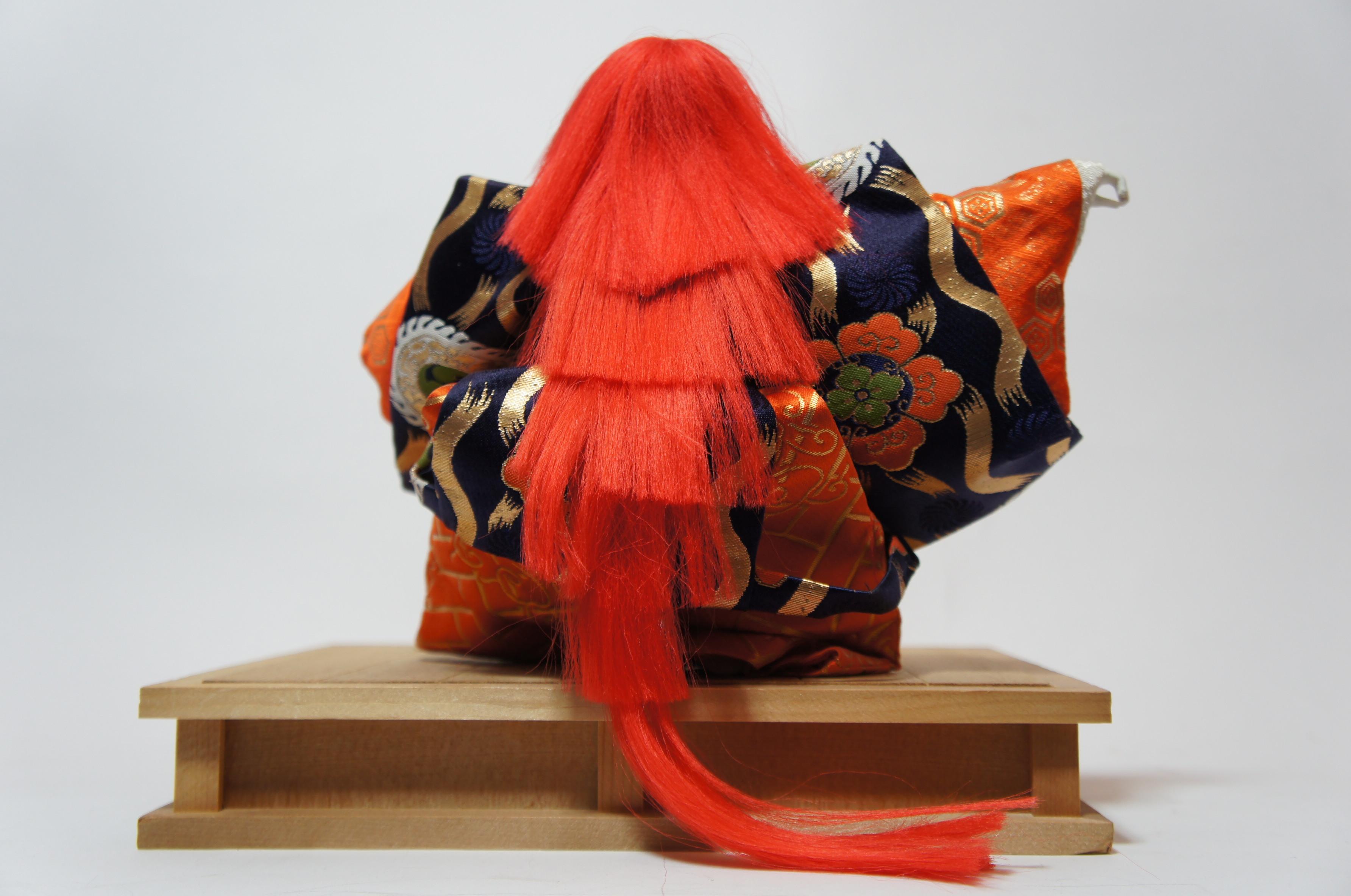 Fabric Traditional Japanese Kabuki Lion Dancer 