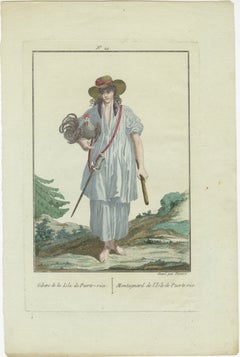 Jíbaro traditionnel de Porto Rico : Un aperçu de la vie et de la culture rurales, 1793