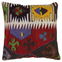 Traditional Kilim Cushion Cover Handmade Rug Turkish Pillow Cover