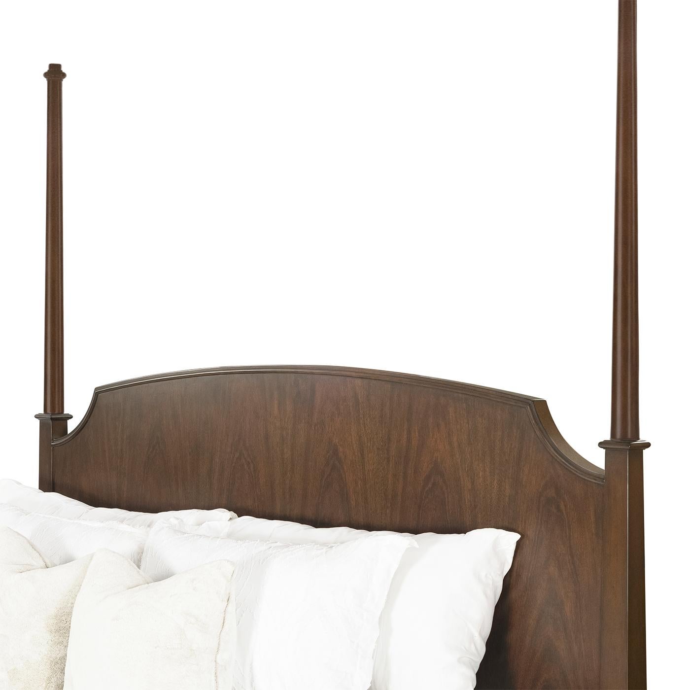 Vietnamese Traditional King Poster Bed For Sale
