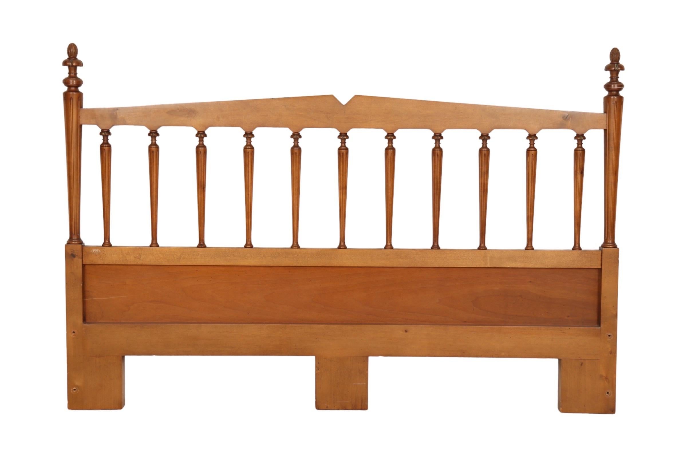 American Traditional King Size Headboard For Sale