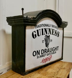 Lampada da pub tradizionale a sospensione Guiness di grandi dimensioni degli anni '50