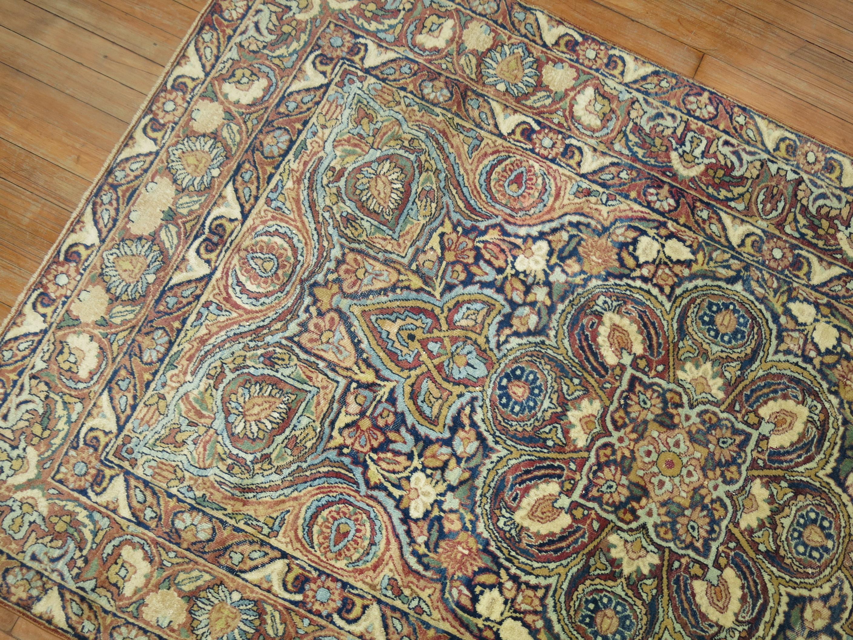 Klassischer Lavar Kerman-Teppich (Persisch) im Angebot