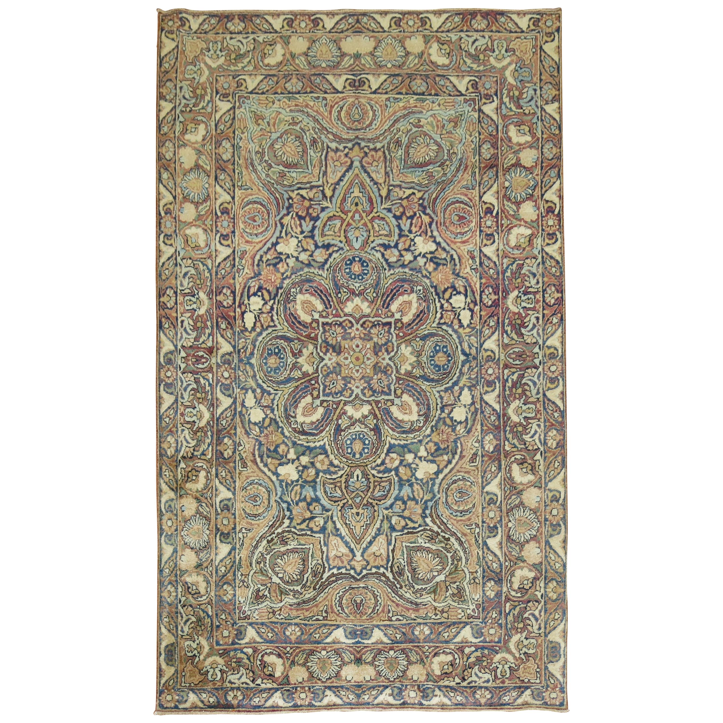 Traditional Lavar Kerman Rug For Sale