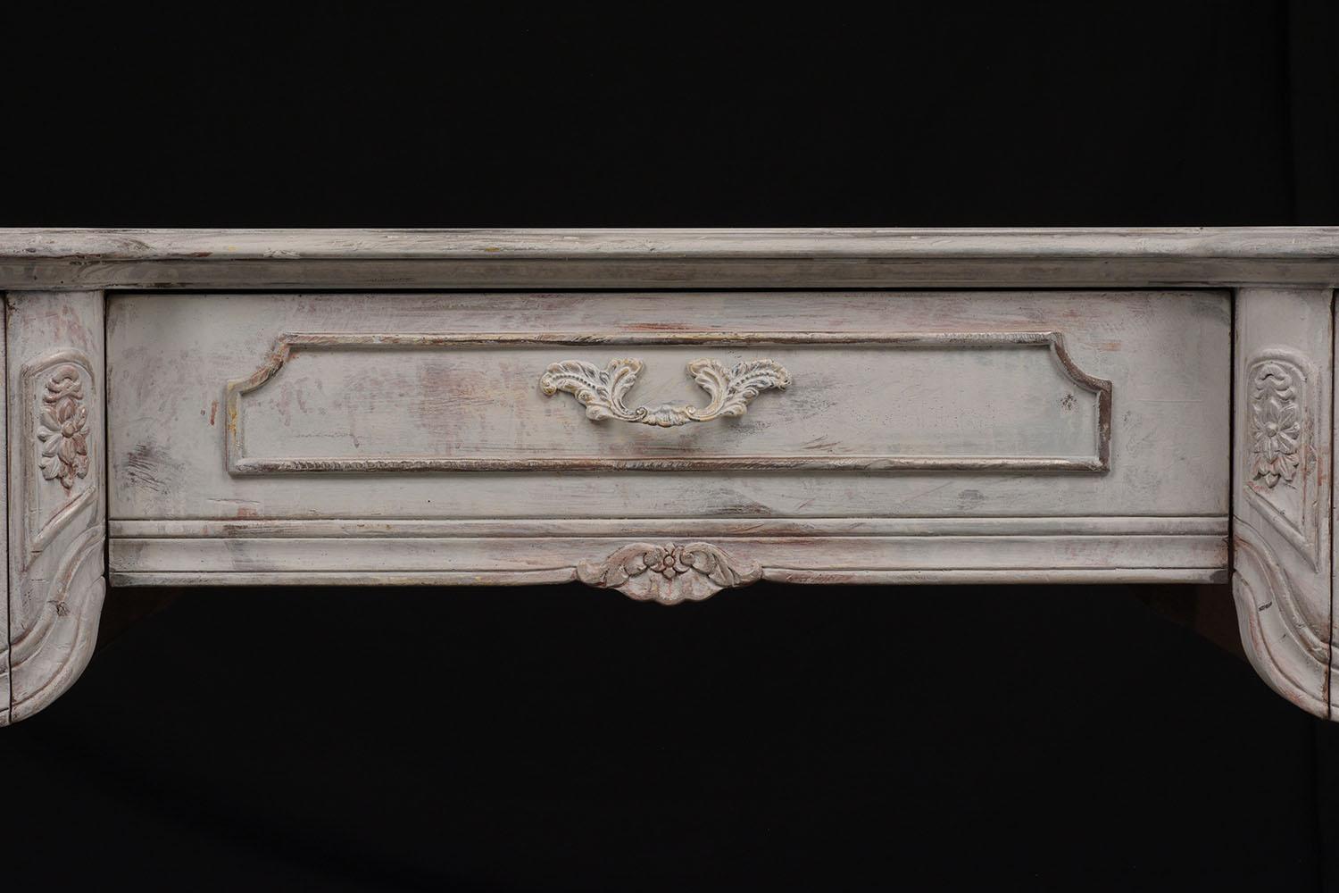Late 20th Century French Louis XV Painted Desk