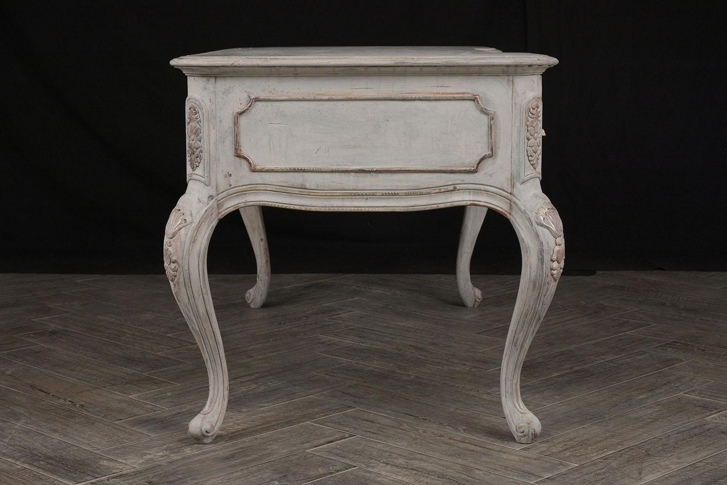 French Louis XV Painted Desk 1