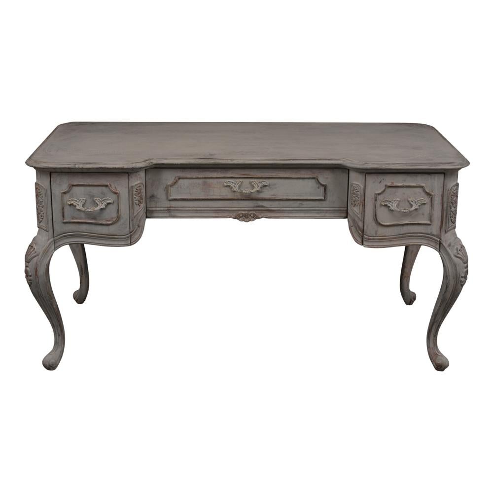 French Louis XV Painted Desk