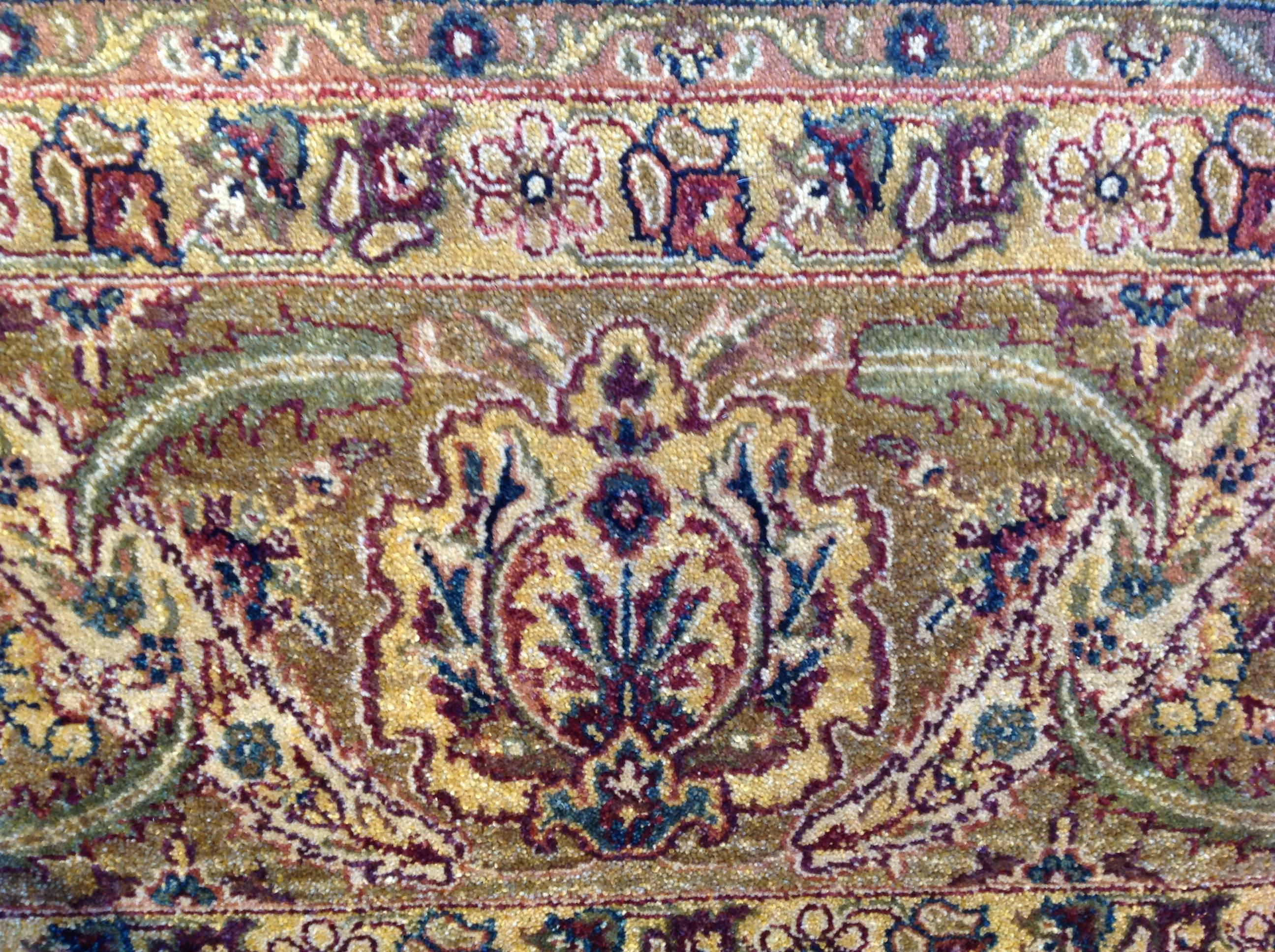 brown and gray area rug