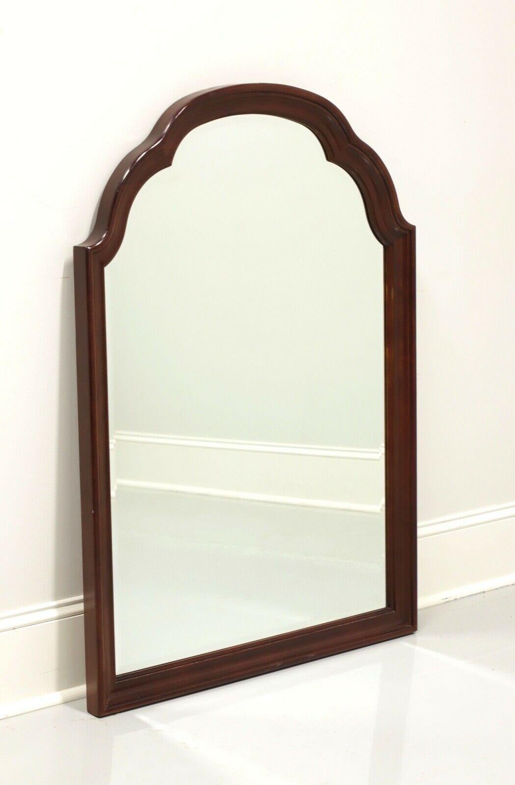 Traditional Mahogany Beveled Wall Mirror 2