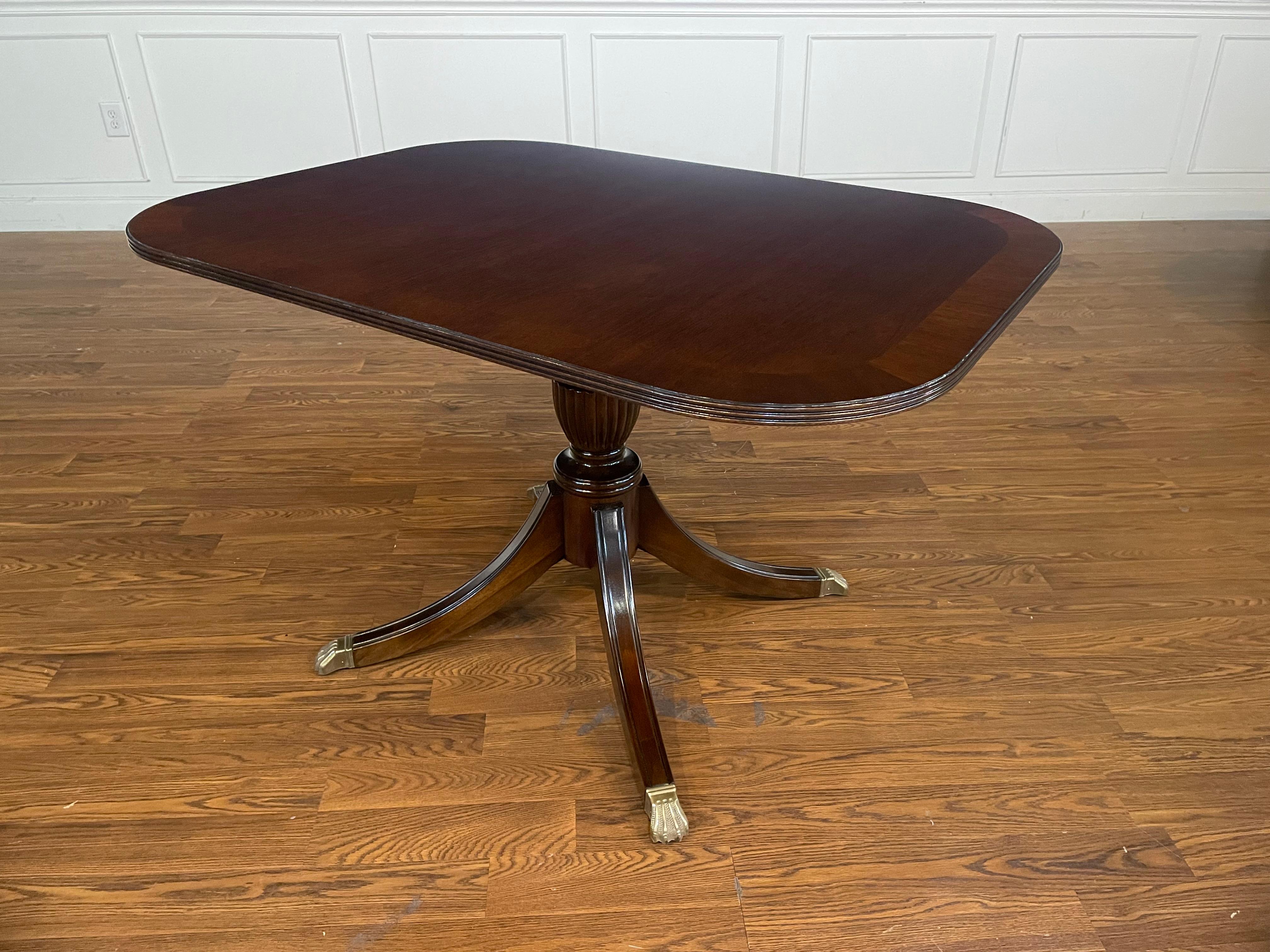 Traditional Mahogany Breakfast Table by Leighton Hall For Sale 2