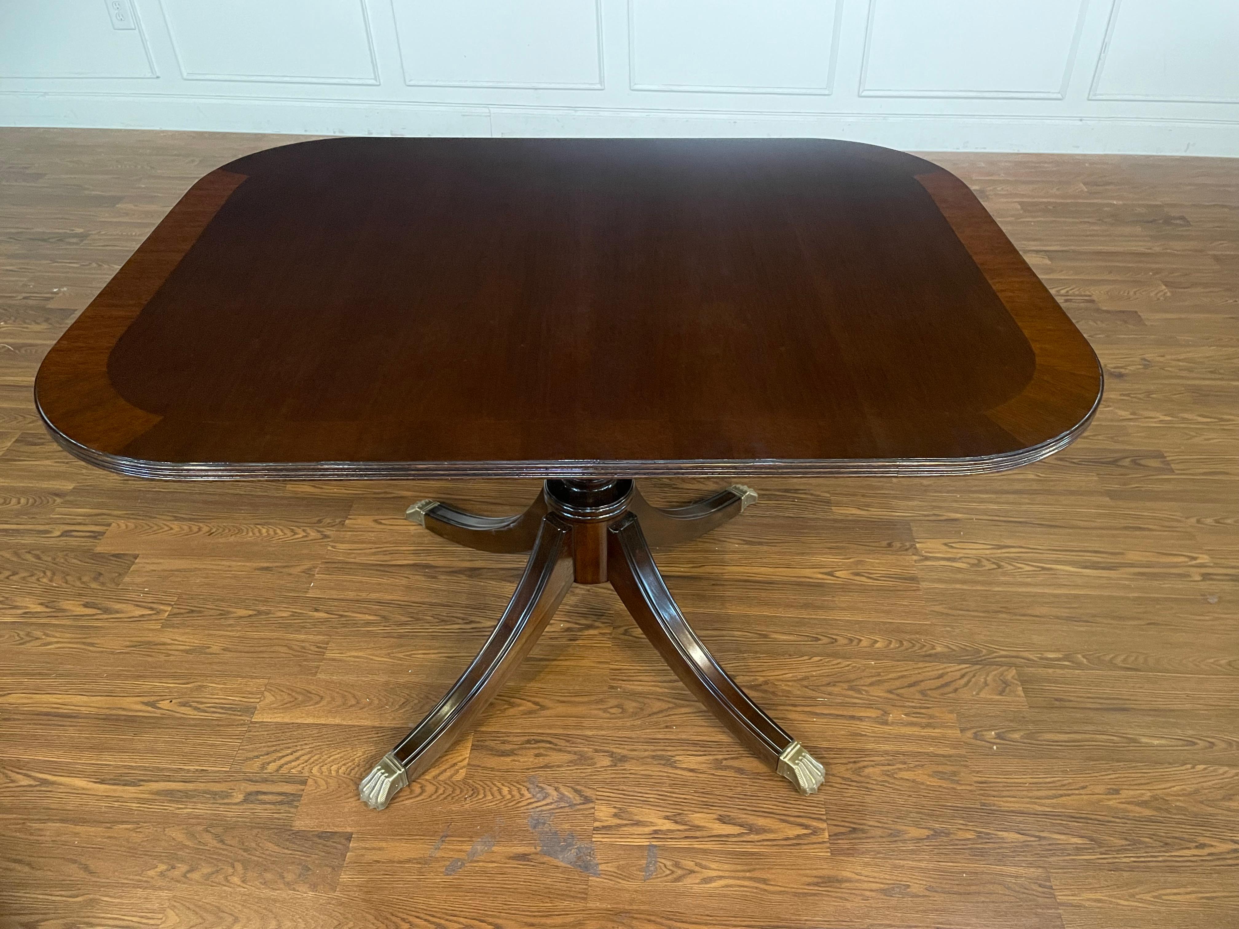 Traditional Mahogany Breakfast Table by Leighton Hall For Sale 2