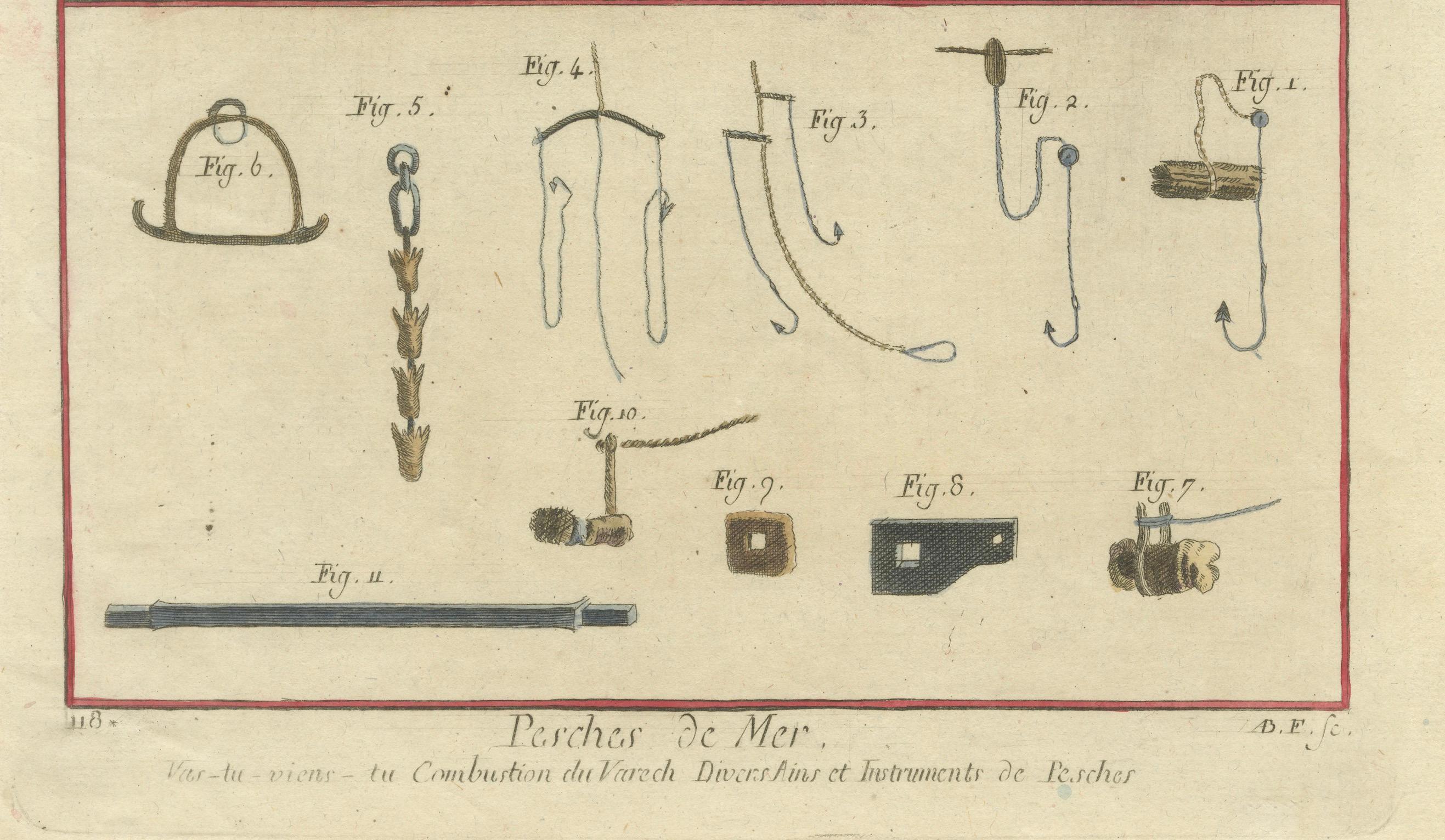 Vieillesse maritime traditionnelle : techniques illustrées gravées en 1793 en vente 1