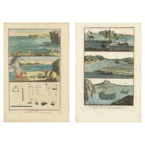 Traditional Maritime Harvest: Illustrated Techniques Engraved in 1793