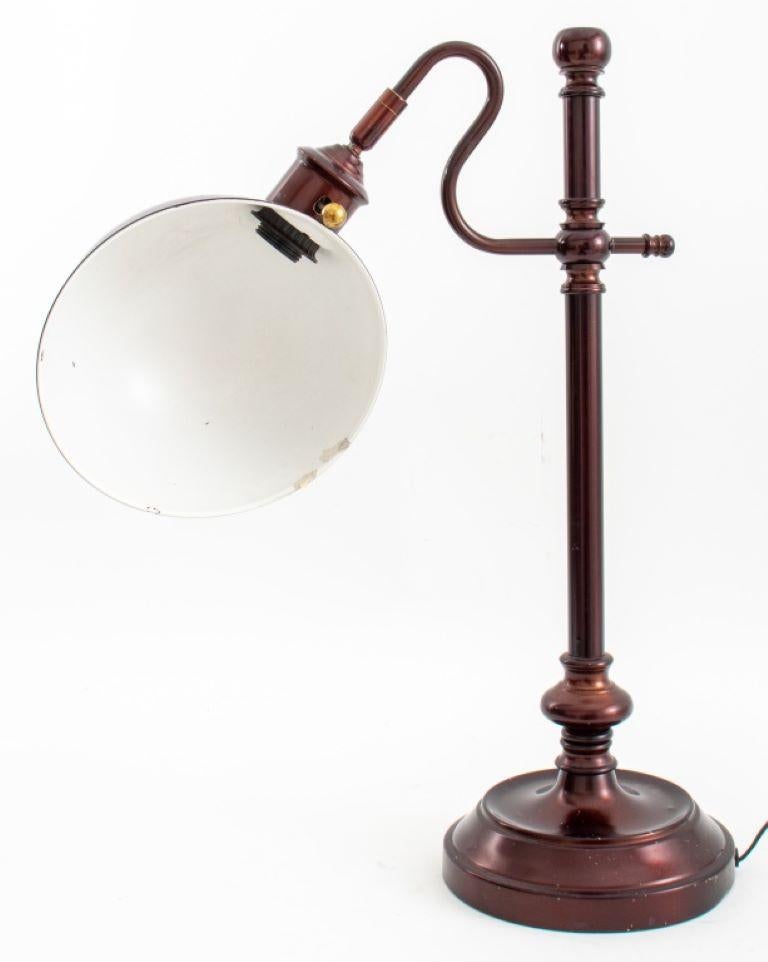 Traditional Metal Office Desk Table Lamp For Sale 1