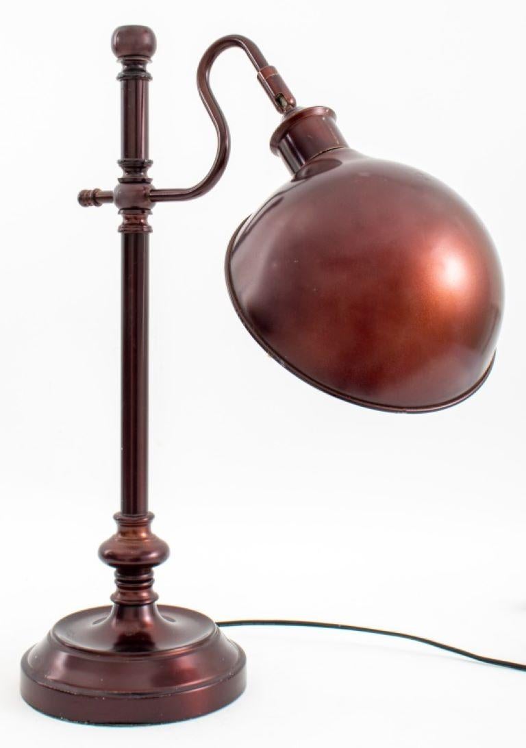 Traditional Metal Office Desk Table Lamp For Sale 2