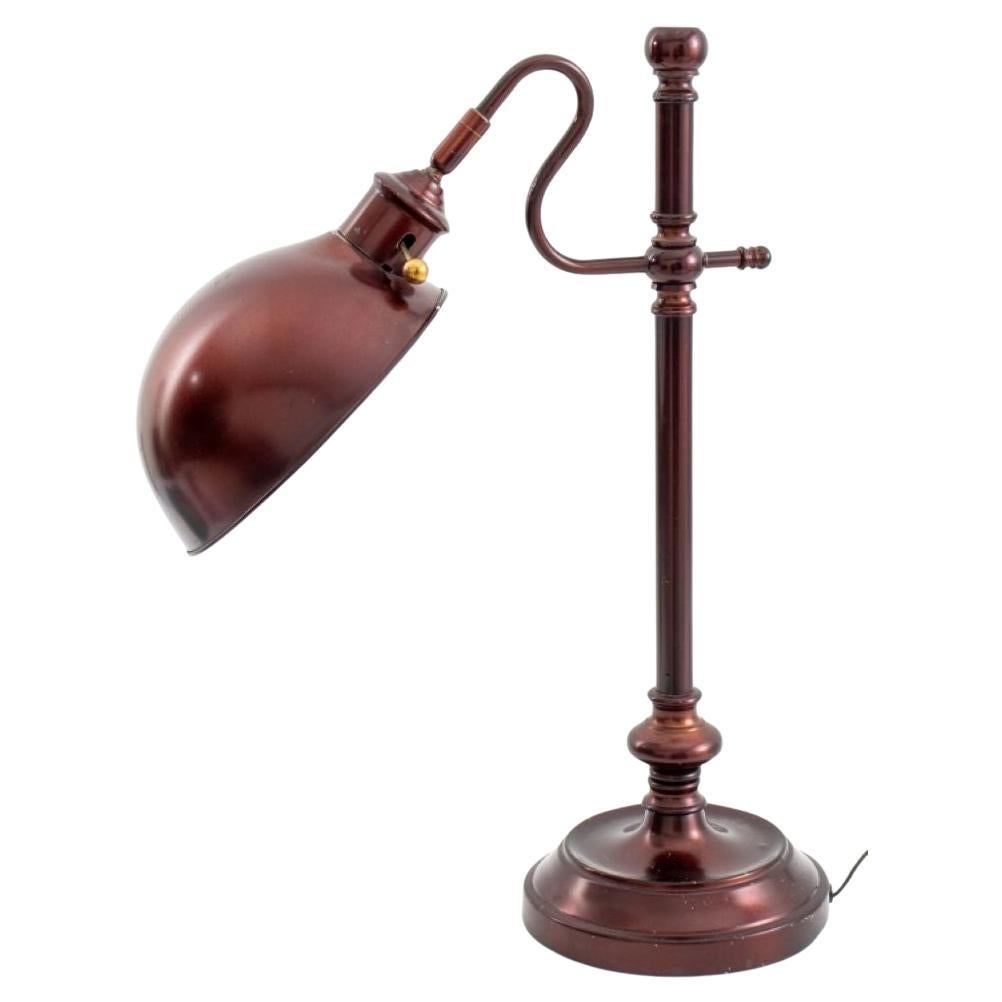 Traditional Metal Office Desk Table Lamp For Sale