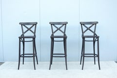 Traditional Michael Thonet for TON Bentwood 150 Barstools Brand New - Set of 3