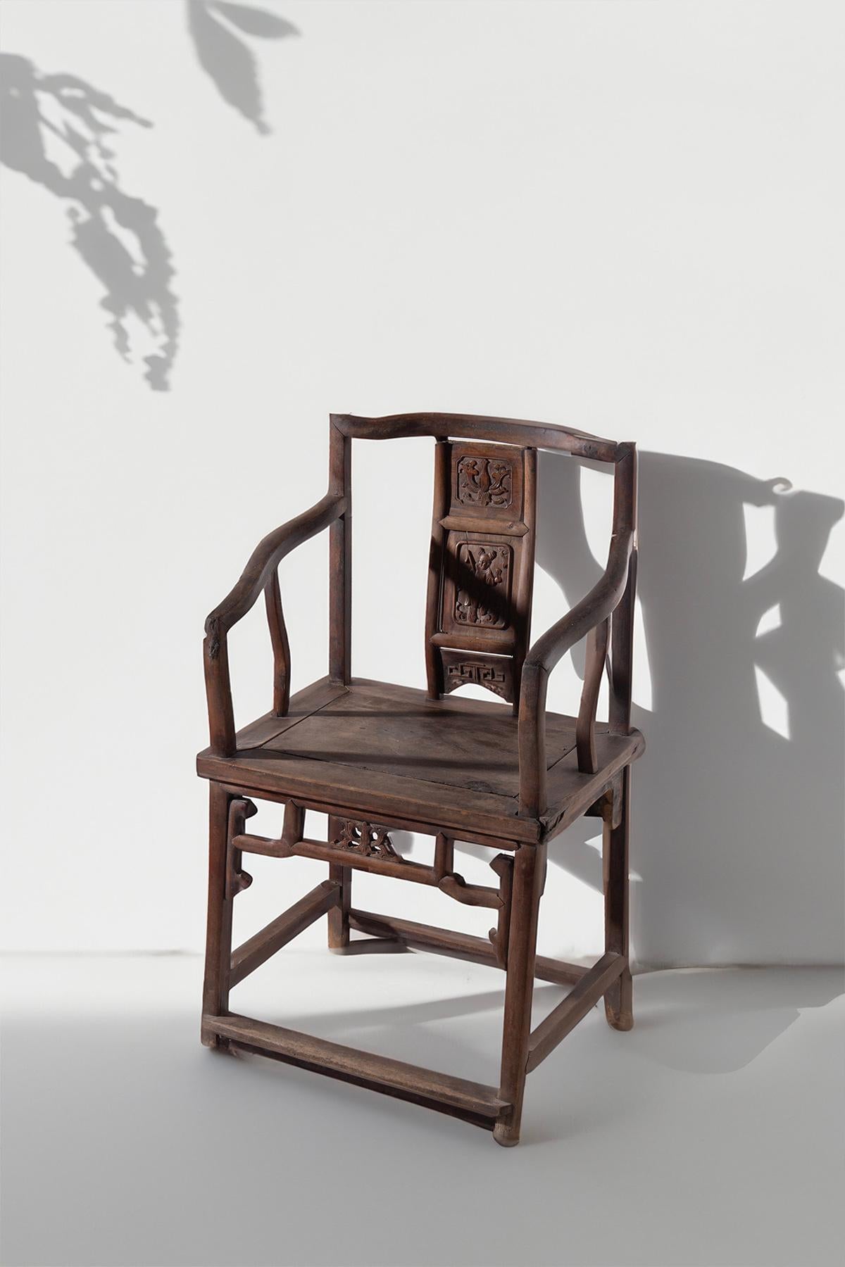 Chinese Traditional Ming style Southern Official's Chair in vendita