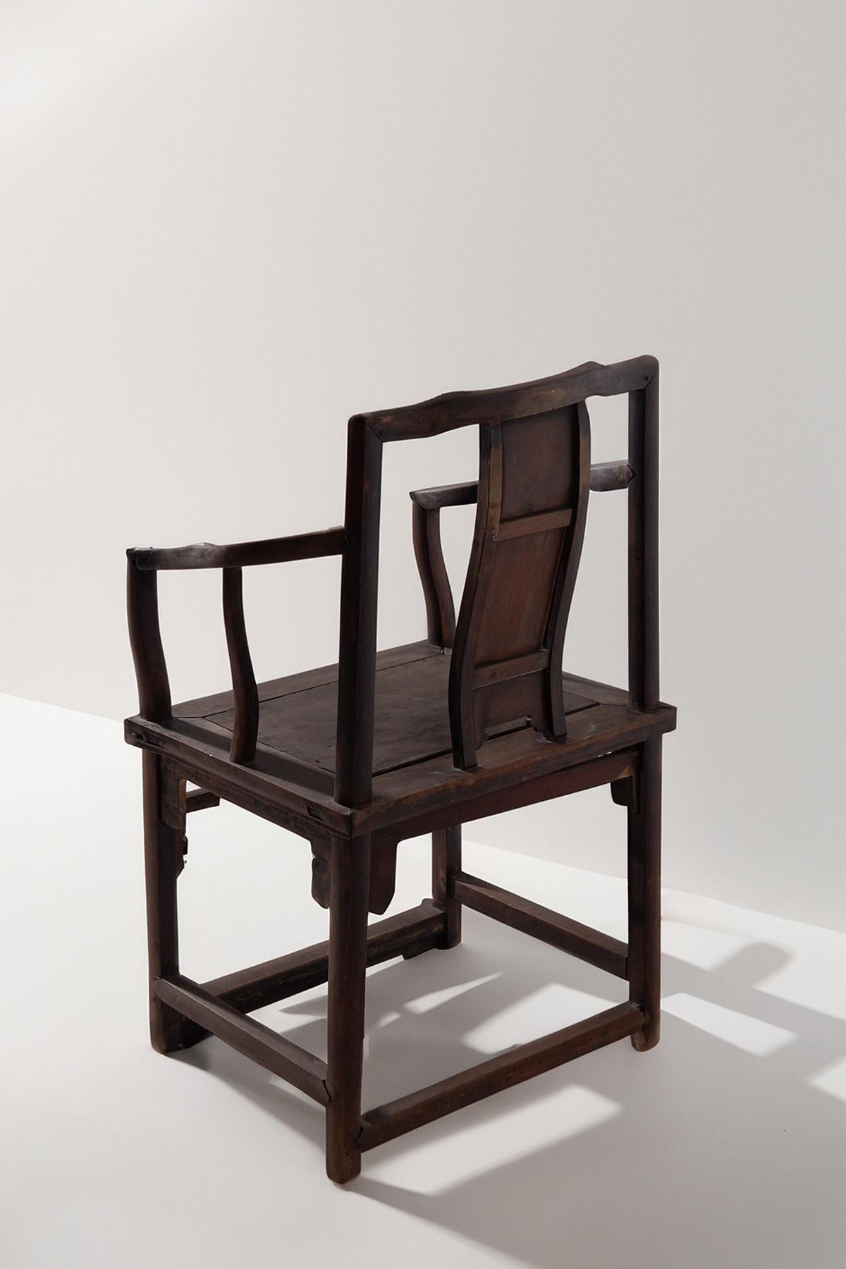 Traditional Ming style Southern Official's Chair In condizioni discrete in vendita a Milano, IT
